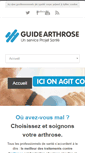 Mobile Screenshot of guide-arthrose.com